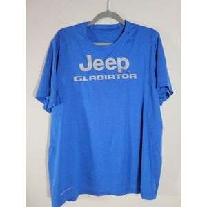 Jeep Gladiator OGIO Endurance Blue Logo Dri Tech Blue Shirt  L/XL  *